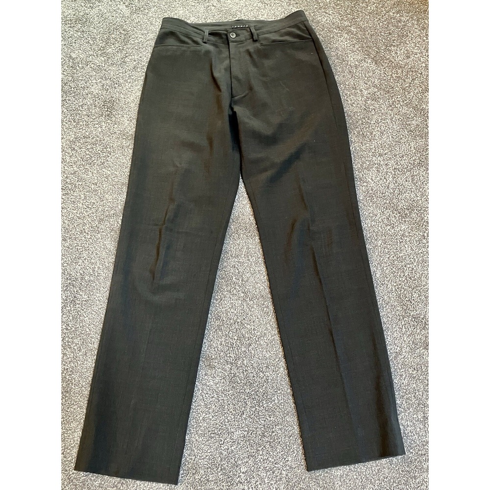 Theory Dress Pants Womens Size 31 8 Charcoal Gray‎ Trousers Business Work Office